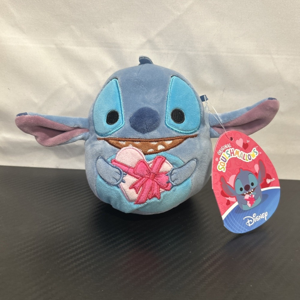 2026 STITCH SQUISHMALLOWS 5" NWT Valentines Jazwares Plush Disney